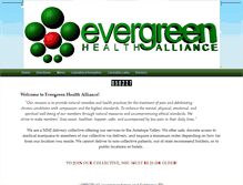 Tablet Screenshot of evergreenha.com